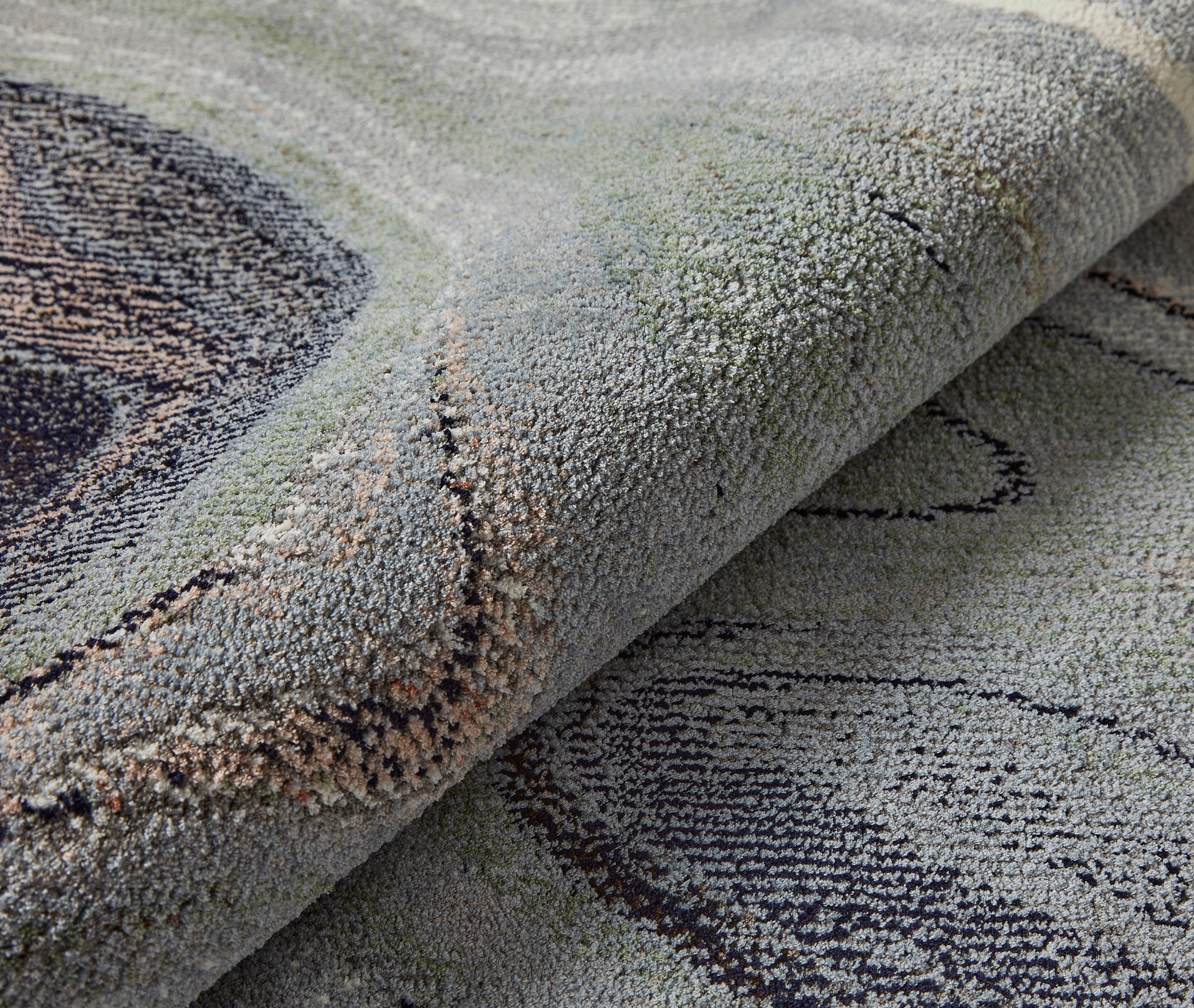 Concept Looms Amara AMA104 Sage Green Grey Large Rectangle Rug